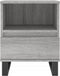 vidaXL - Nachtkastjes - 2 - st - 40x35x50 - cm - bewerkt - hout - grijs - sonoma - eiken