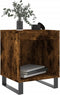 vidaXL - Nachtkastjes - 2 - st - 40x35x50 - cm - bewerkt - hout - gerookt - eikenkleurig