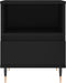 vidaXL - Nachtkastjes - 2 - st - 40x35x50 - cm - bewerkt - hout - zwart
