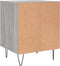 vidaXL - Nachtkastjes - 2 - st - 40x35x50 - cm - bewerkt - hout - grijs - sonoma - eiken
