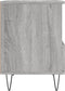 vidaXL - Nachtkastjes - 2 - st - 40x35x50 - cm - bewerkt - hout - grijs - sonoma - eiken