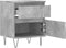 vidaXL - Nachtkastjes - 2 - st - 40x35x50 - cm - bewerkt - hout - betongrijs