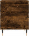 vidaXL - Nachtkastjes - 2 - st - 40x35x50 - cm - bewerkt - hout - gerookt - eikenkleurig