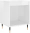 vidaXL - Nachtkastjes - 2 - st - 40x35x50 - cm - bewerkt - hout - hoogglans - wit