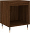 vidaXL - Nachtkastjes - 2 - st - 40x35x50 - cm - bewerkt - hout - bruin - eikenkleur