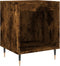 vidaXL - Nachtkastjes - 2 - st - 40x35x50 - cm - bewerkt - hout - gerookt - eikenkleurig