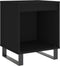 vidaXL - Nachtkastjes - 2 - st - 40x35x50 - cm - bewerkt - hout - zwart