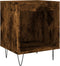 vidaXL - Nachtkastjes - 2 - st - 40x35x50 - cm - bewerkt - hout - gerookt - eikenkleurig