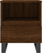 vidaXL - Nachtkastjes - 2 - st - 40x35x50 - cm - bewerkt - hout - bruin - eikenkleur