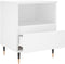 vidaXL - Nachtkastjes - 2 - st - 40x35x50 - cm - bewerkt - hout - wit