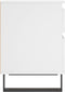 vidaXL - Nachtkastjes - 2 - st - 40x35x50 - cm - bewerkt - hout - wit