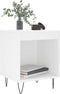 vidaXL - Nachtkastjes - 2 - st - 40x35x50 - cm - bewerkt - hout - wit