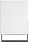 vidaXL - Nachtkastjes - 2 - st - 40x35x50 - cm - bewerkt - hout - wit