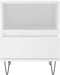 vidaXL - Nachtkastjes - 2 - st - 40x35x50 - cm - bewerkt - hout - wit