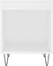 vidaXL - Nachtkastjes - 2 - st - 40x35x50 - cm - bewerkt - hout - wit