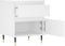 vidaXL - Nachtkastjes - 2 - st - 40x35x50 - cm - bewerkt - hout - wit