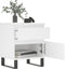 vidaXL - Nachtkastjes - 2 - st - 40x35x50 - cm - bewerkt - hout - wit
