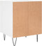 vidaXL - Nachtkastjes - 2 - st - 40x35x50 - cm - bewerkt - hout - wit