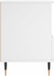 vidaXL - Nachtkastjes - 2 - st - 40x35x50 - cm - bewerkt - hout - wit