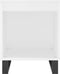 vidaXL - Nachtkastjes - 2 - st - 40x35x50 - cm - bewerkt - hout - wit