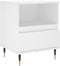 vidaXL - Nachtkastjes - 2 - st - 40x35x50 - cm - bewerkt - hout - wit