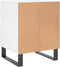 vidaXL - Nachtkastjes - 2 - st - 40x35x50 - cm - bewerkt - hout - wit