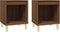 vidaXL - Nachtkastjes - 2 - st - 40x35x50 - cm - bruin - eikenkleur