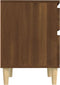 vidaXL - Nachtkastjes - 2 - st - 40x35x50 - cm - bruin - eikenkleur