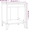 vidaXL - Nachtkastjes - 2 - st - 40x35x50 - cm - bruin - eikenkleur
