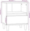 vidaXL - Nachtkastjes - 2 - st - 40x35x50 - cm - bruin - eikenkleur