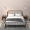 vidaXL - Nachtkastjes - 2 - st - 40x35x50 - cm - bruin - eikenkleur
