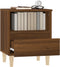 vidaXL - Nachtkastjes - 2 - st - 40x35x50 - cm - bruin - eikenkleur