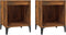 vidaXL - Nachtkastjes - 2 - st - 40x35x50 - cm - gerookt - eikenkleurig