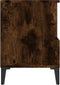 vidaXL - Nachtkastjes - 2 - st - 40x35x50 - cm - gerookt - eikenkleurig