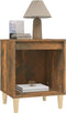 vidaXL - Nachtkastjes - 2 - st - 40x35x50 - cm - gerookt - eikenkleurig