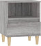vidaXL - Nachtkastjes - 2 - st - 40x35x50 - cm - grijs - sonoma - eikenkleurig