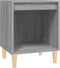 vidaXL - Nachtkastjes - 2 - st - 40x35x50 - cm - grijs - sonoma - eikenkleurig