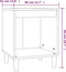 vidaXL - Nachtkastjes - 2 - st - 40x35x50 - cm - grijs - sonoma - eikenkleurig