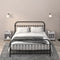 vidaXL - Nachtkastjes - 2 - st - 40x35x50 - cm - grijs - sonoma - eikenkleurig