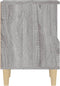 vidaXL - Nachtkastjes - 2 - st - 40x35x50 - cm - grijs - sonoma - eikenkleurig