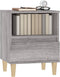 vidaXL - Nachtkastjes - 2 - st - 40x35x50 - cm - grijs - sonoma - eikenkleurig