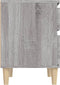 vidaXL - Nachtkastjes - 2 - st - 40x35x50 - cm - grijs - sonoma - eikenkleurig