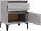 vidaXL - Nachtkastjes - 2 - st - 40x35x50 - cm - grijs - sonoma - eikenkleurig