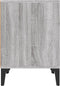 vidaXL - Nachtkastjes - 2 - st - 40x35x50 - cm - grijs - sonoma - eikenkleurig