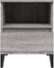 vidaXL - Nachtkastjes - 2 - st - 40x35x50 - cm - grijs - sonoma - eikenkleurig