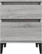 vidaXL - Nachtkastjes - 2 - st - 40x35x50 - cm - grijs - sonoma - eikenkleurig