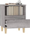 vidaXL - Nachtkastjes - 2 - st - 40x35x50 - cm - grijs - sonoma - eikenkleurig