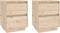 vidaXL - Nachtkastjes - 2 - st - 40x35x50 - cm - massief - grenenhout