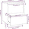 vidaXL - Nachtkastjes - 2 - st - 40x35x50 - cm - massief - grenenhout - honingbruin