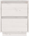 vidaXL - Nachtkastjes - 2 - st - 40x35x50 - cm - massief - grenenhout - wit